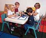 children craft tables birthday party table rentals preschool tables chairs classroom furniture pre school NJ New Jersey tables chair party event rental